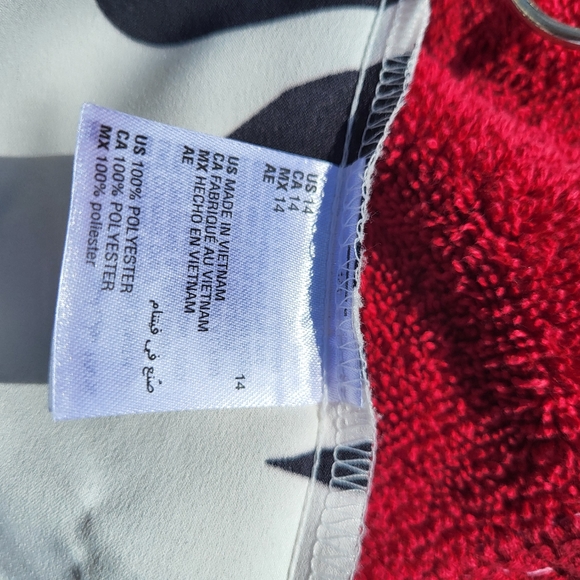 INC belted black and white dress, size 14 - Picture 4 of 4